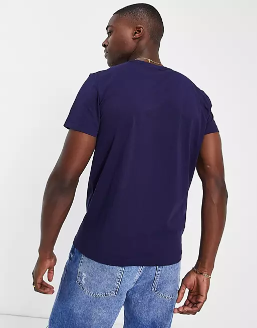 Gant - T-shirt avec logo original - Bleu marine nuit