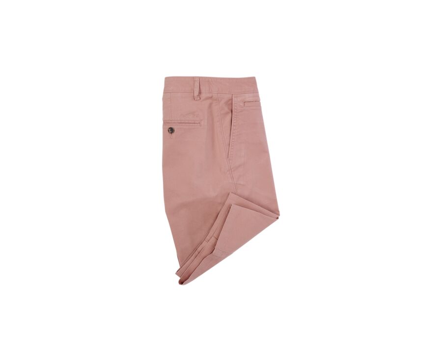 Bermuda chino homme vieux Rose - BARRY