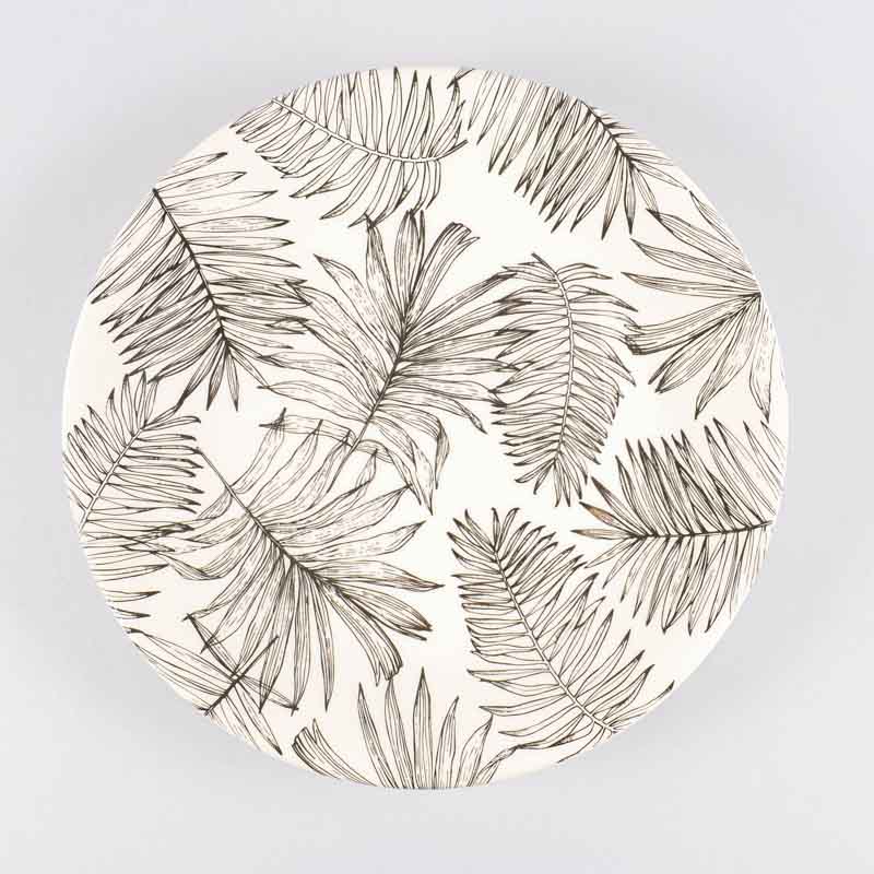 Assiette plate 'Cosy Leaf'