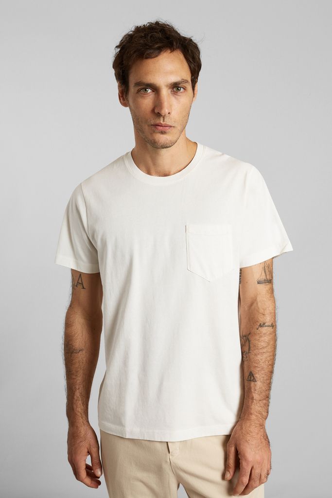 T-shirt poche en coton biologique