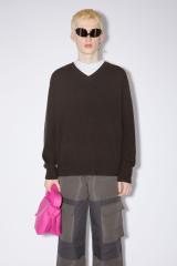 photo V-neck wool cashmere jumper