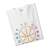 photo Basket Ball Homme Sport Is Good T-shirt Coast To Coast
