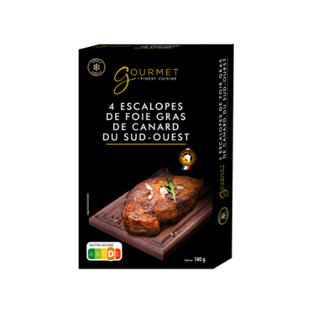 GOURMET FINEST CUISINE®  4 Escalopes De Foie...