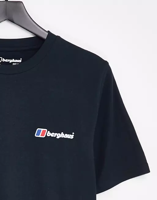 Berghaus - T-shirt avec logo à l'avant et au dos - Noir