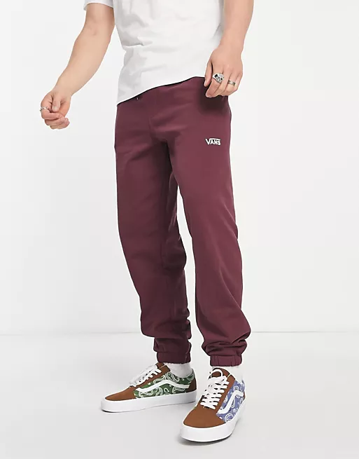 Vans - Core - Pantalon de jogging basique en polaire - Bordeaux