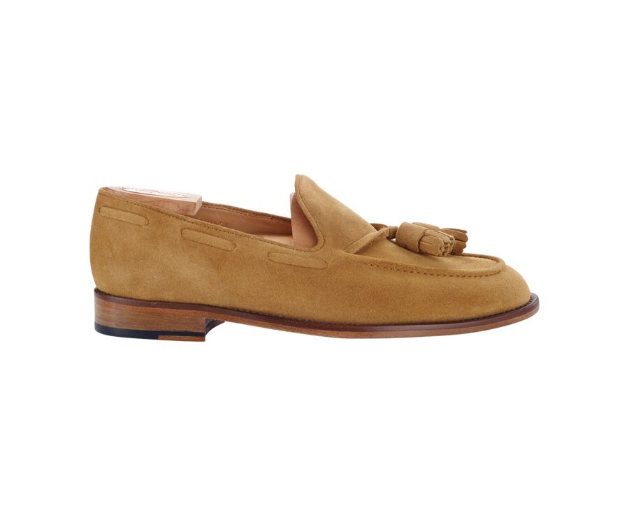 Mocassin homme Velours Cognac - PICADILLY