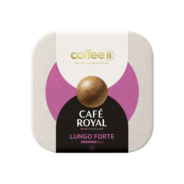 Capsules café COFFEE B BOULES LUNGO FORTE X9