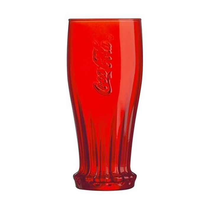 Verre COCA COLA caps 35cl rouge