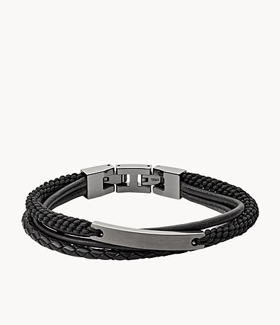 Bracelet Vintage Casual multi-rangs en acier...