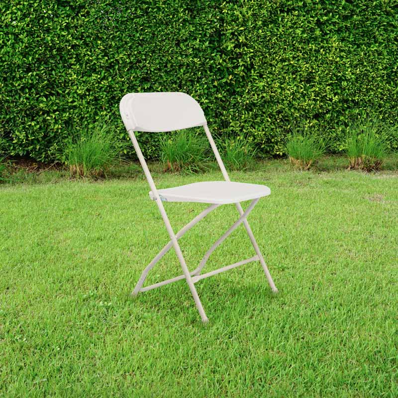Chaise pliante 'Verone' blanche