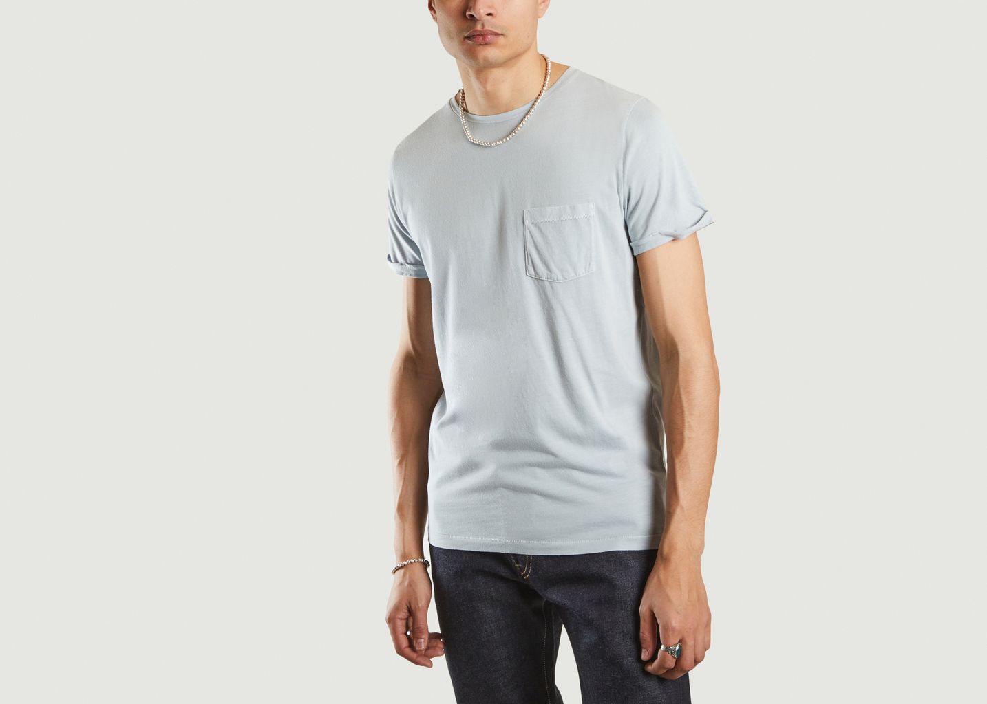 T-shirt - Plain Essential poche