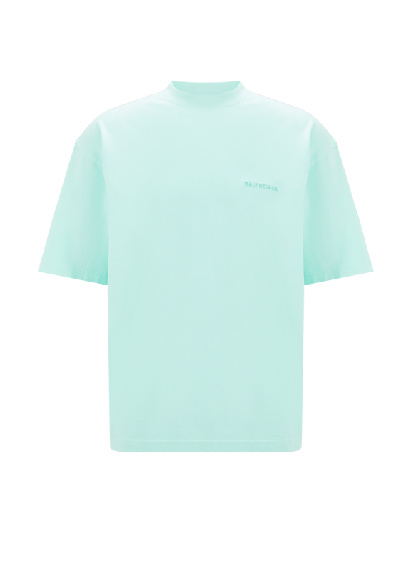 BALENCIAGA T-shirt ample en coton - Vert
