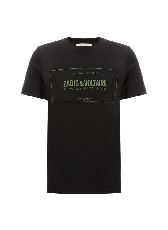 ZADIG&VOLTAIRE T-shirt Ted Blason en coton - Noir