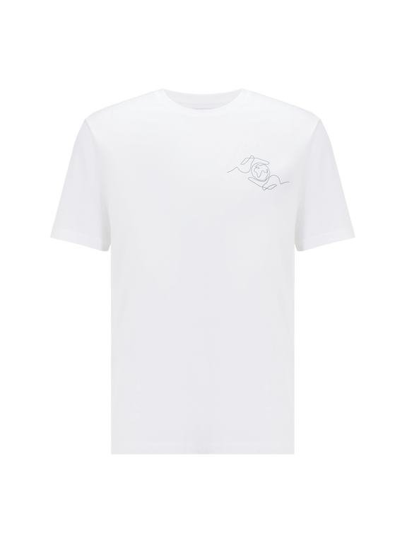 JAGVI T-shirt en coton biologique - Blanc