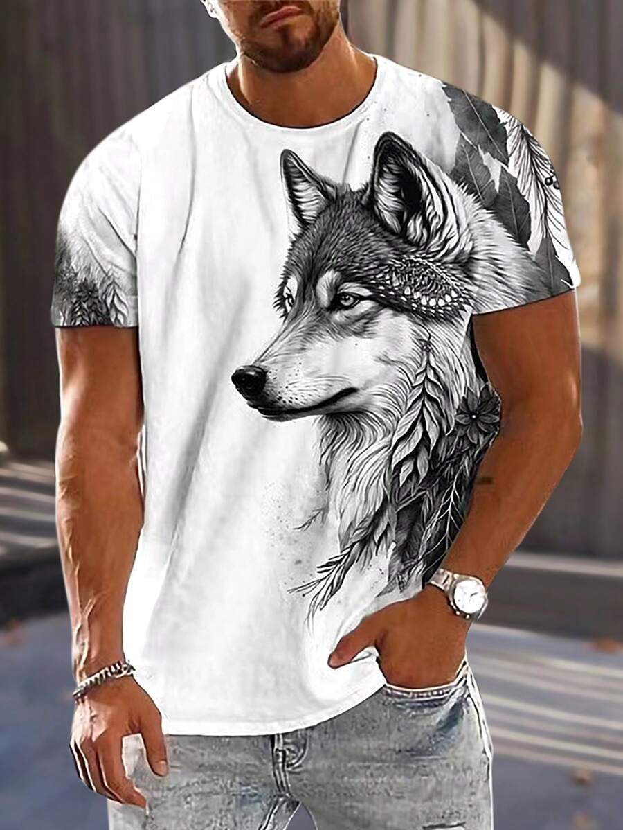 Manfinity LEGND T-shirt Imprimé Animal Et...